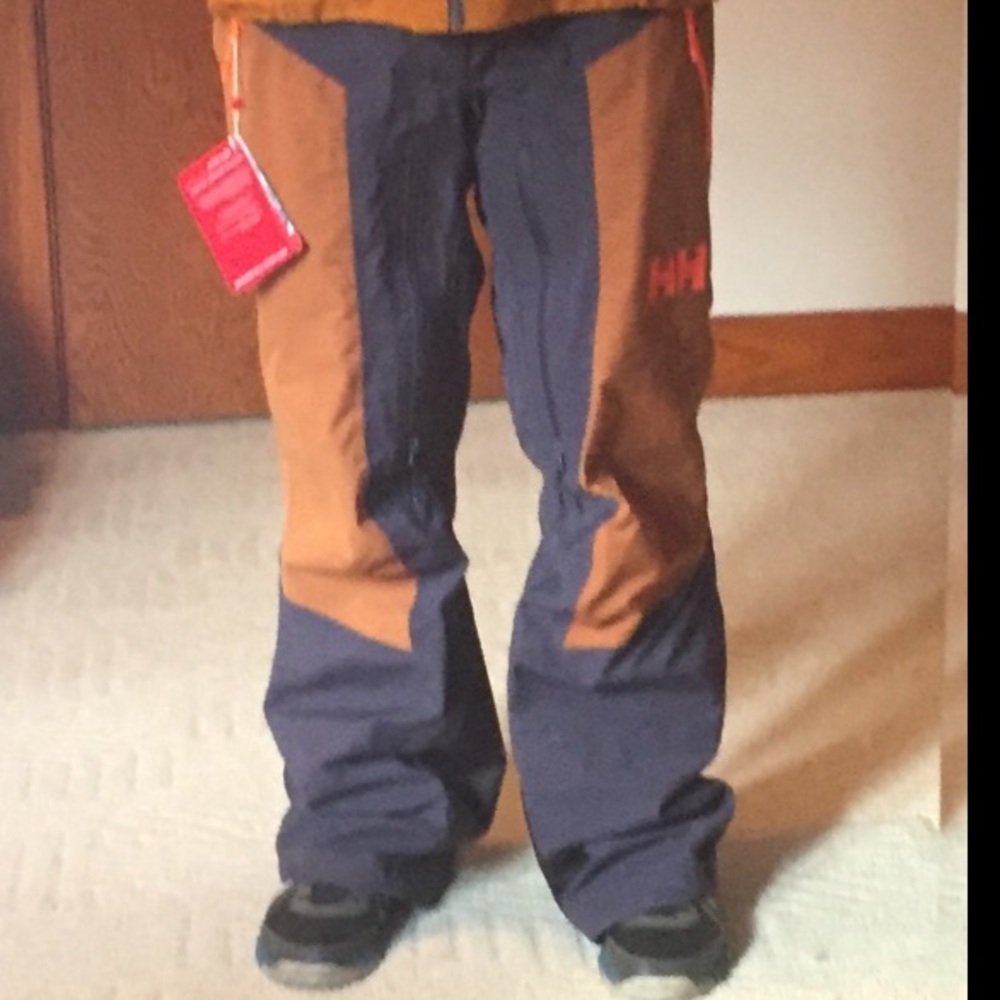 Helly Hanson Wasatch shell Ski/Snowboard pants for resort or touring size XL!